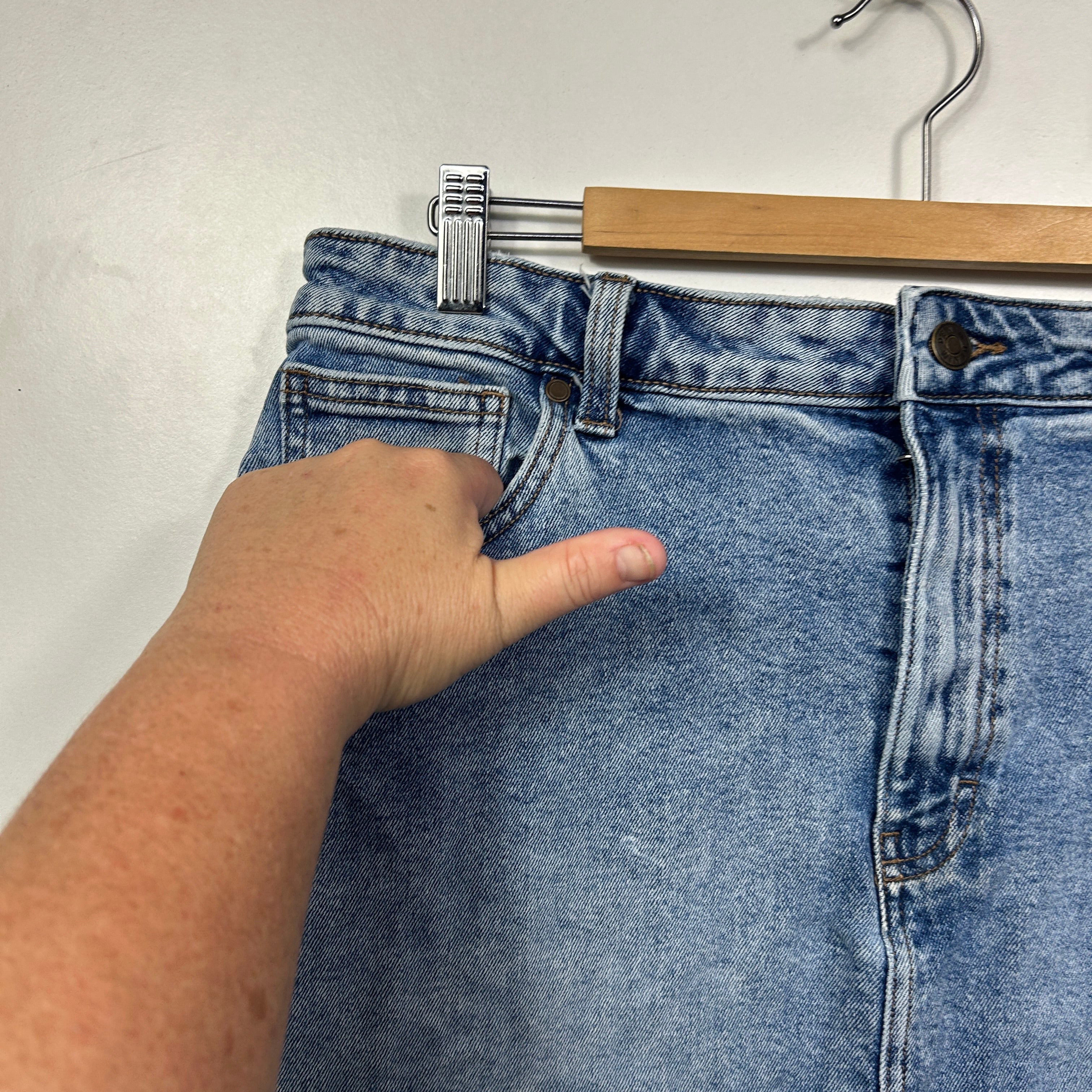 Target Skirt Blue Denim Skirt - Size 18 - Image 2