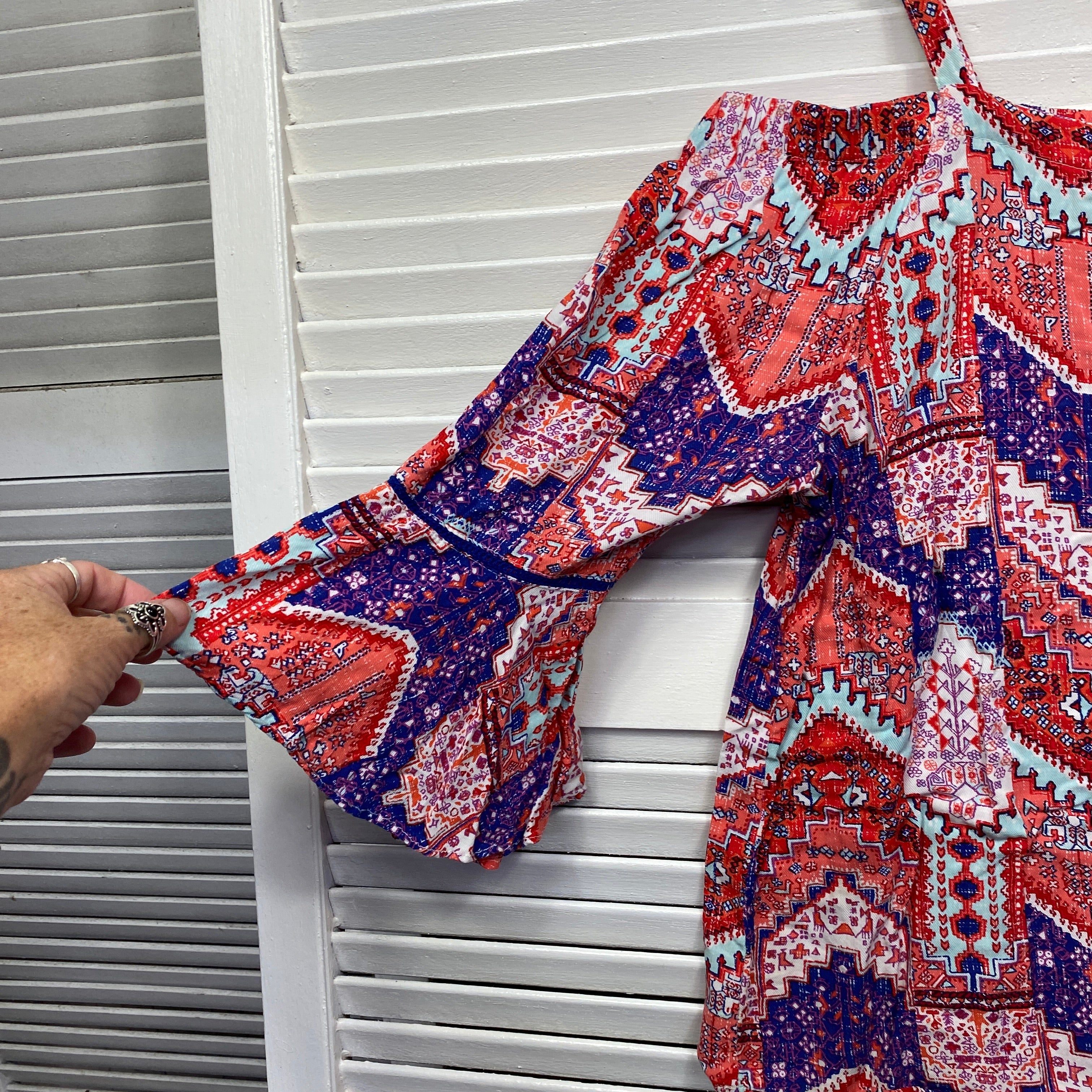 Target Top Size 16 Off The Shoulder Multicoloured - Image 4