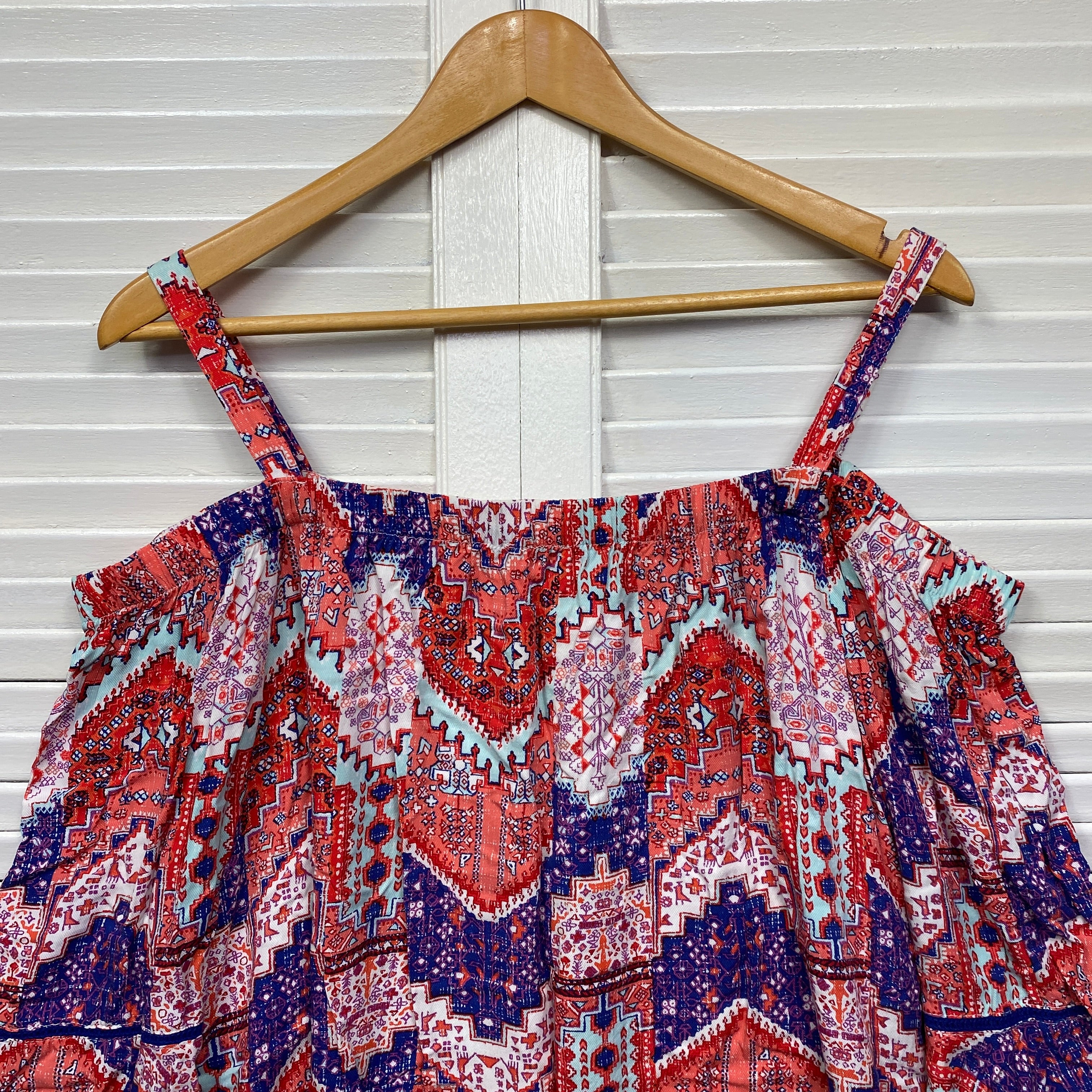 Target Top Size 16 Off The Shoulder Multicoloured - Image 7
