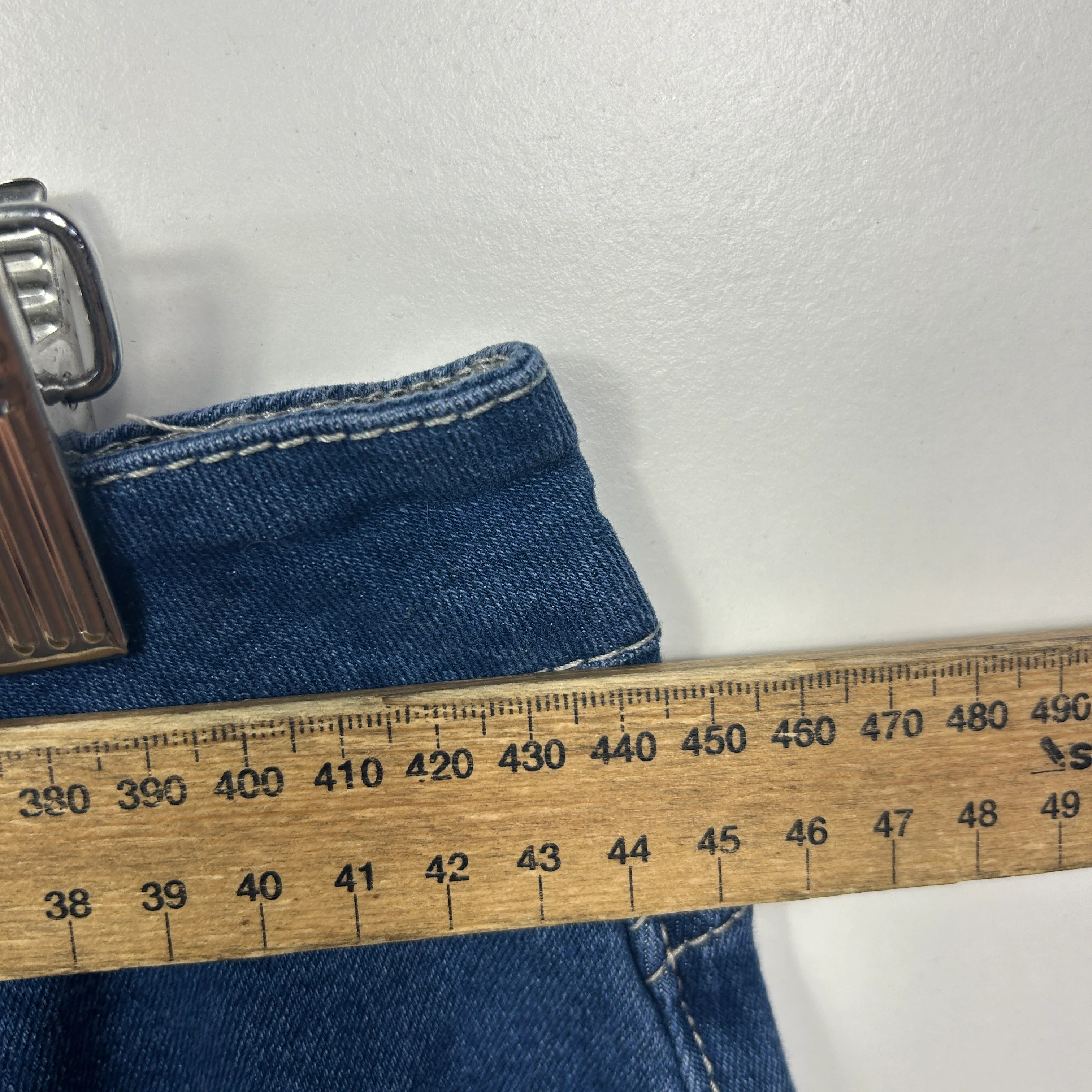 The Lullaby Club Denim Wide Leg Jeans - Size 16 - Image 4