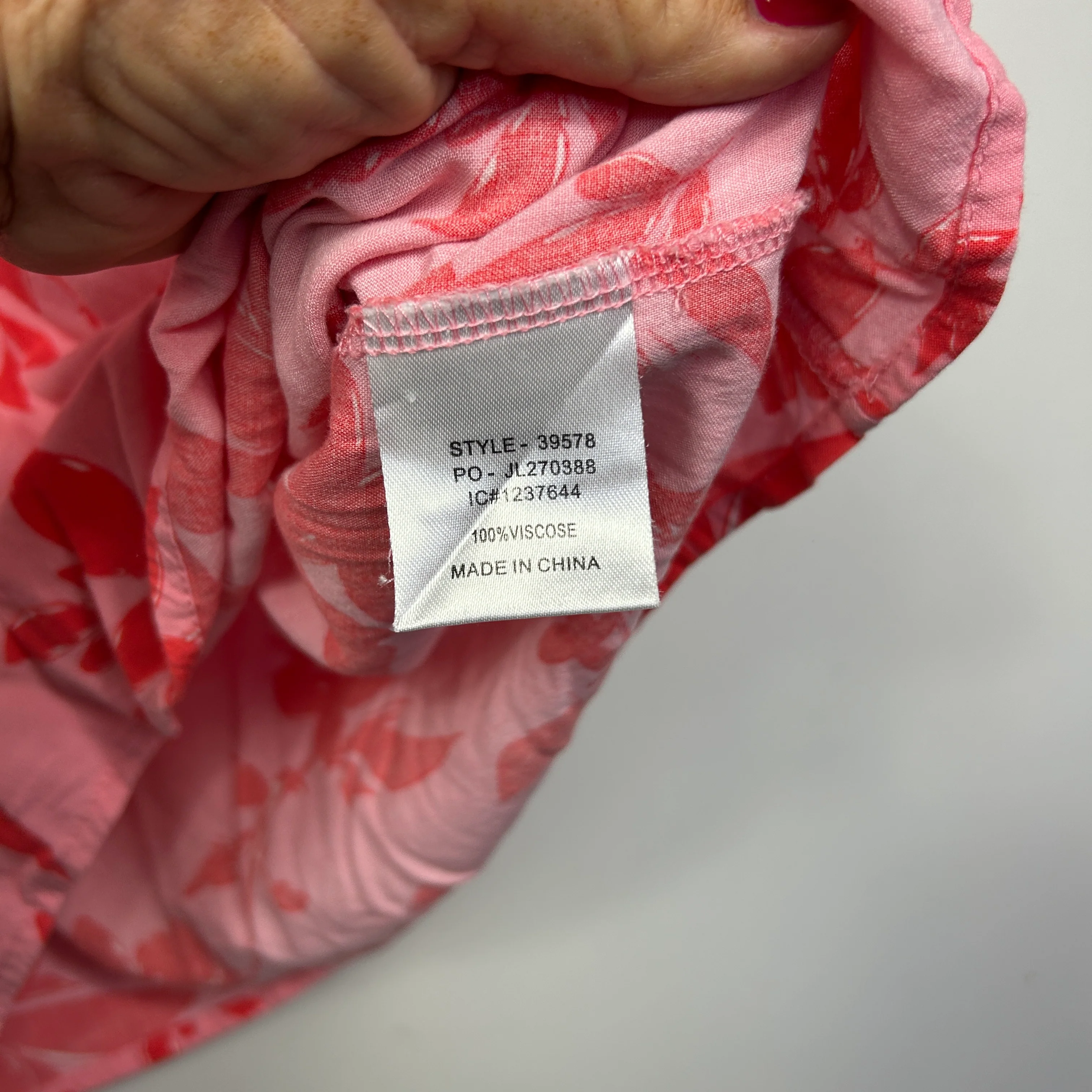 Threadz Pink Floral Blouse - Size L - Image 4