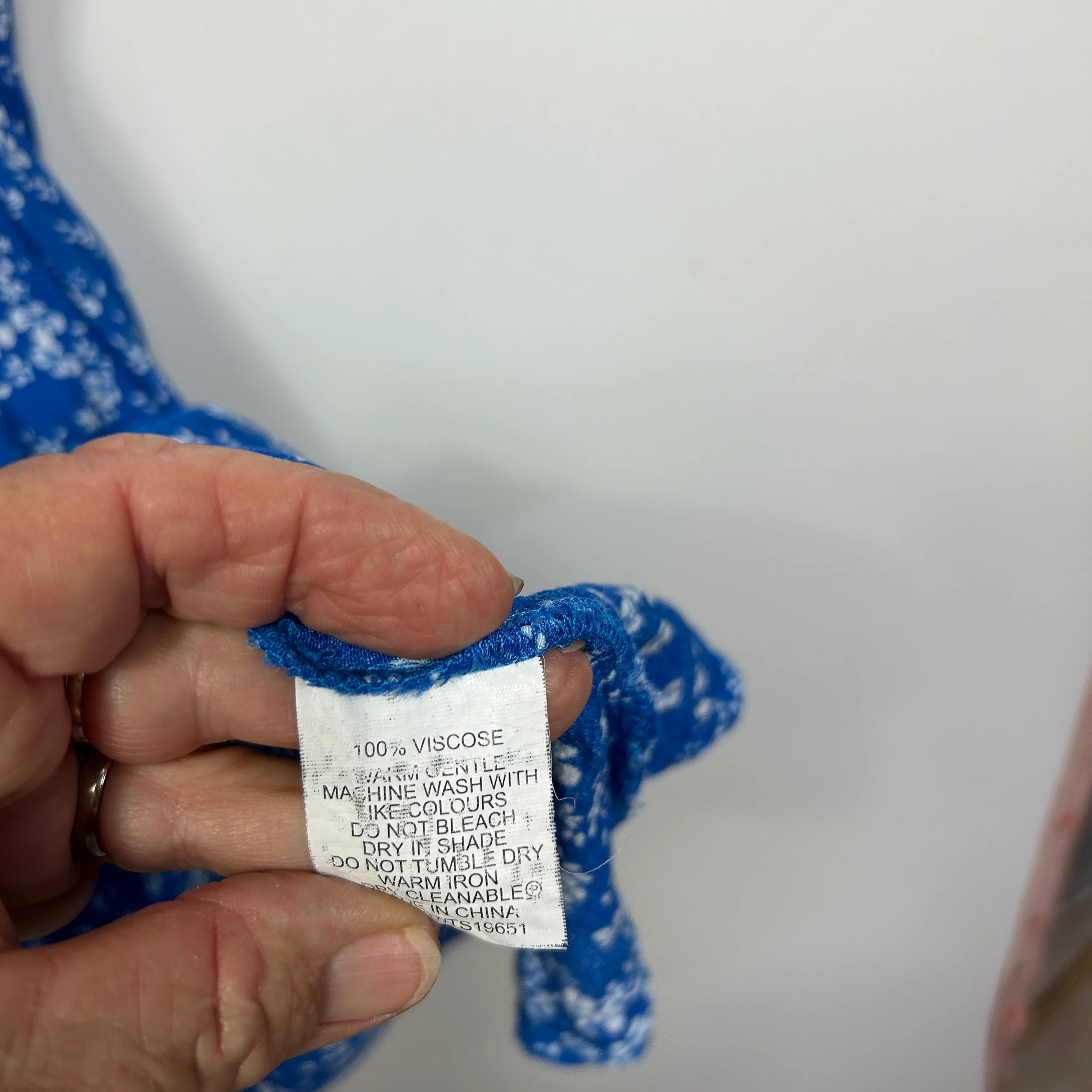 Tokito Blue Floral Dress - Size 16 - Image 4