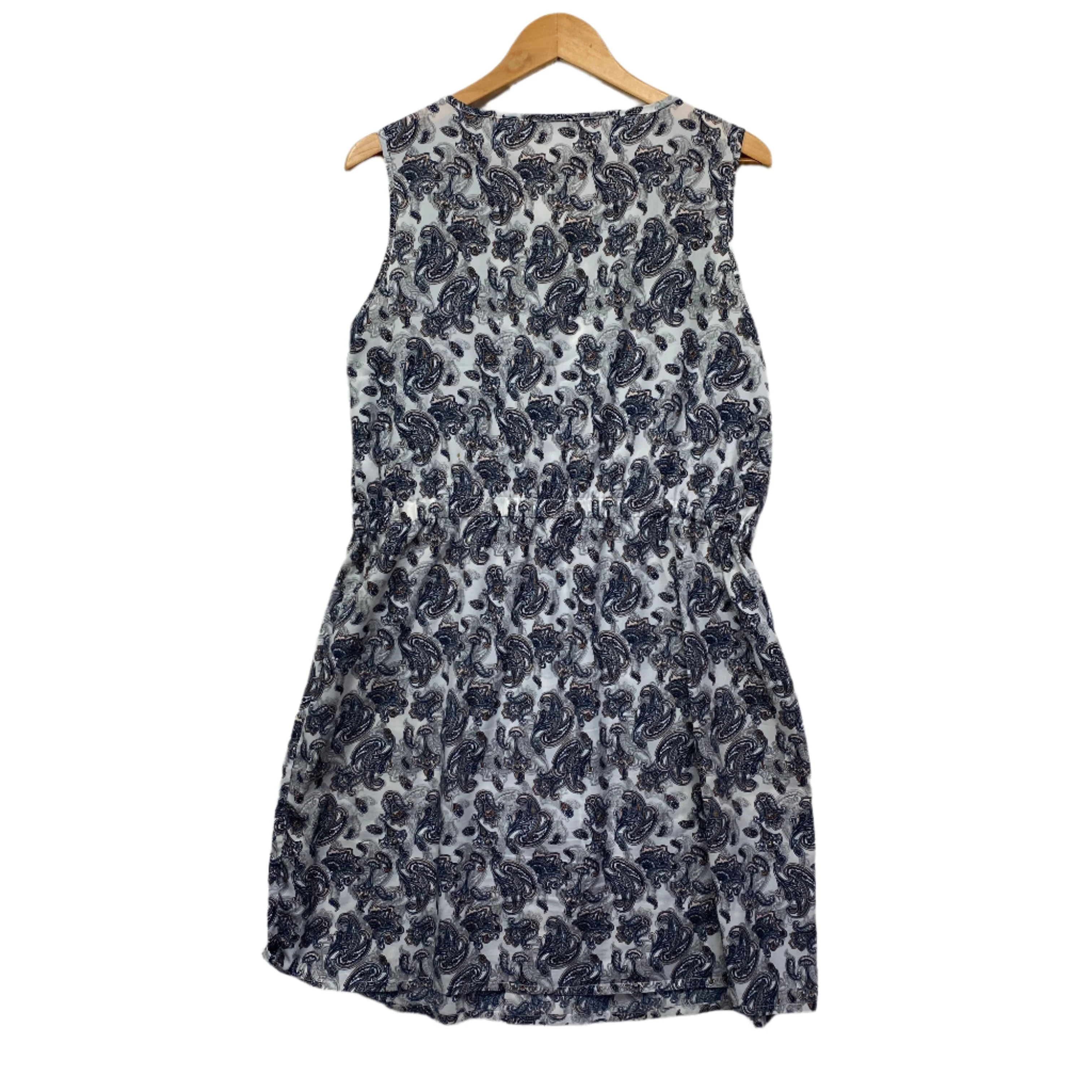 Tokito Dress Size 16 Sleeveless White Paisley - Image 2