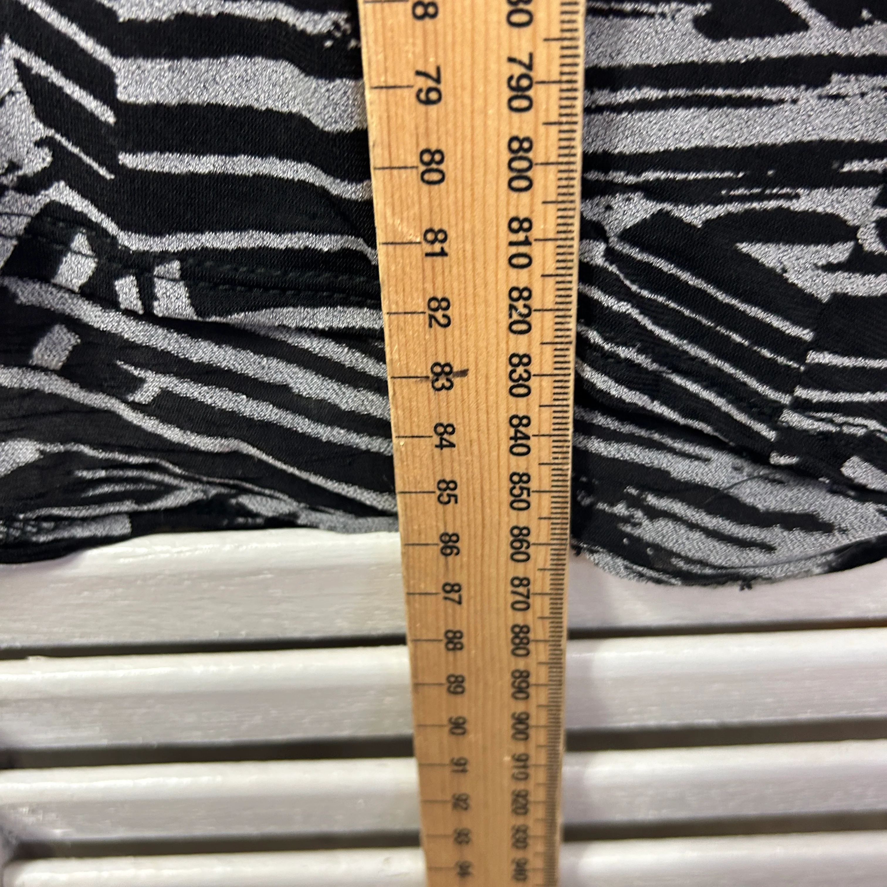 Taking Shape Top Layer Size 18 20 Black Grey Sheer Short Sleeve - Image 6