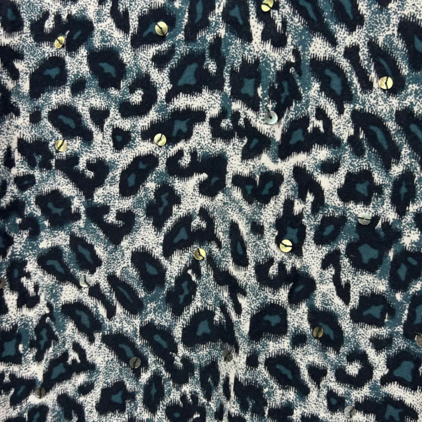 Tree Of Life Blue Animal Print Tunic Top One Size - Image 3