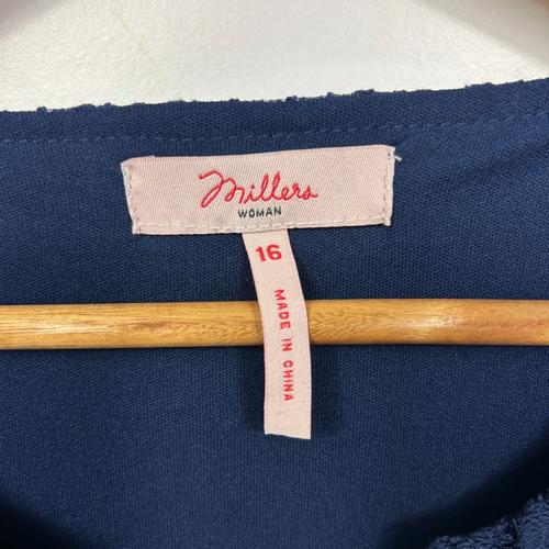 Millers Navy Top - Size 16 - Image 3