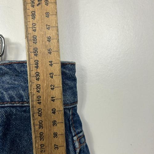 Target Blue Denim Raw Hem Mini Skirt - Size 16 - Image 5
