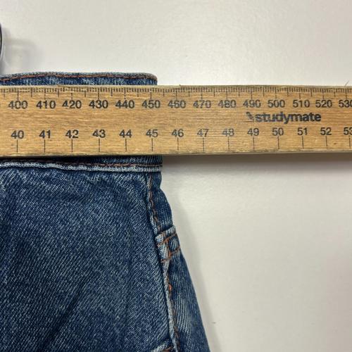 Target Blue Denim Raw Hem Mini Skirt - Size 16 - Image 6