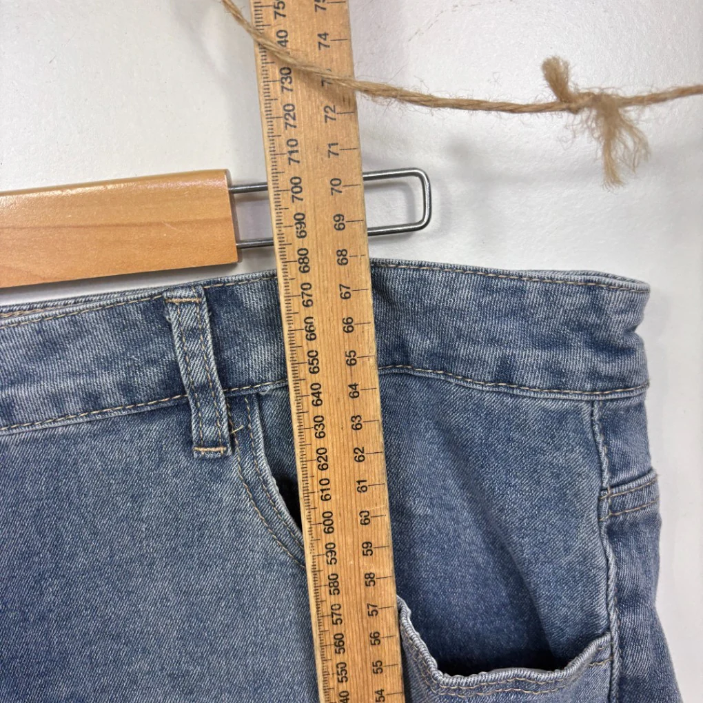 Blue Denim Skirt - Size 4XL - Image 7