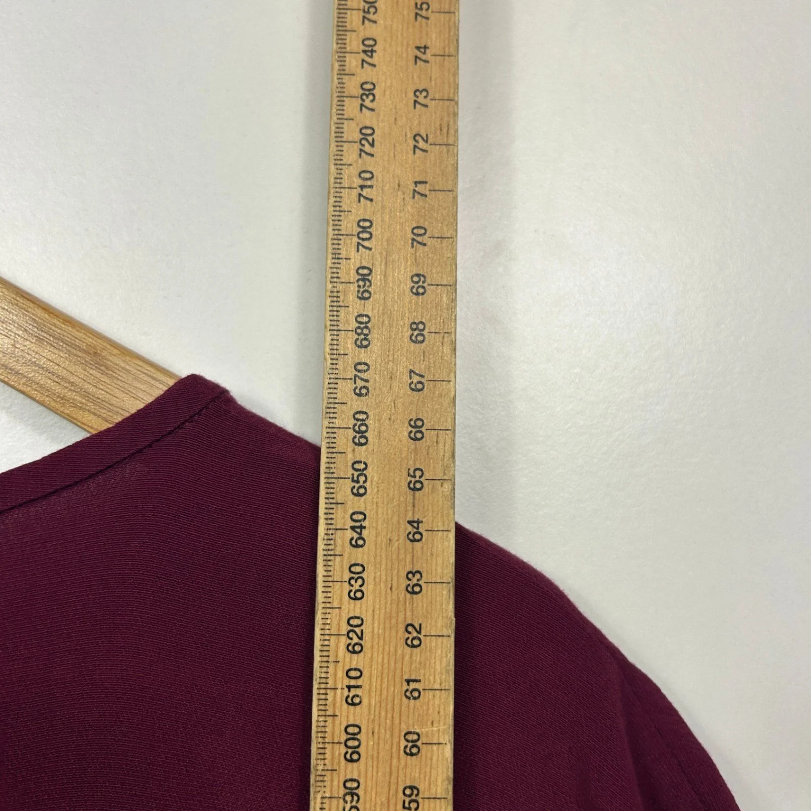 Veronika Maine Short Sleeve Pink Plum Tops\ Size 12 - Image 5