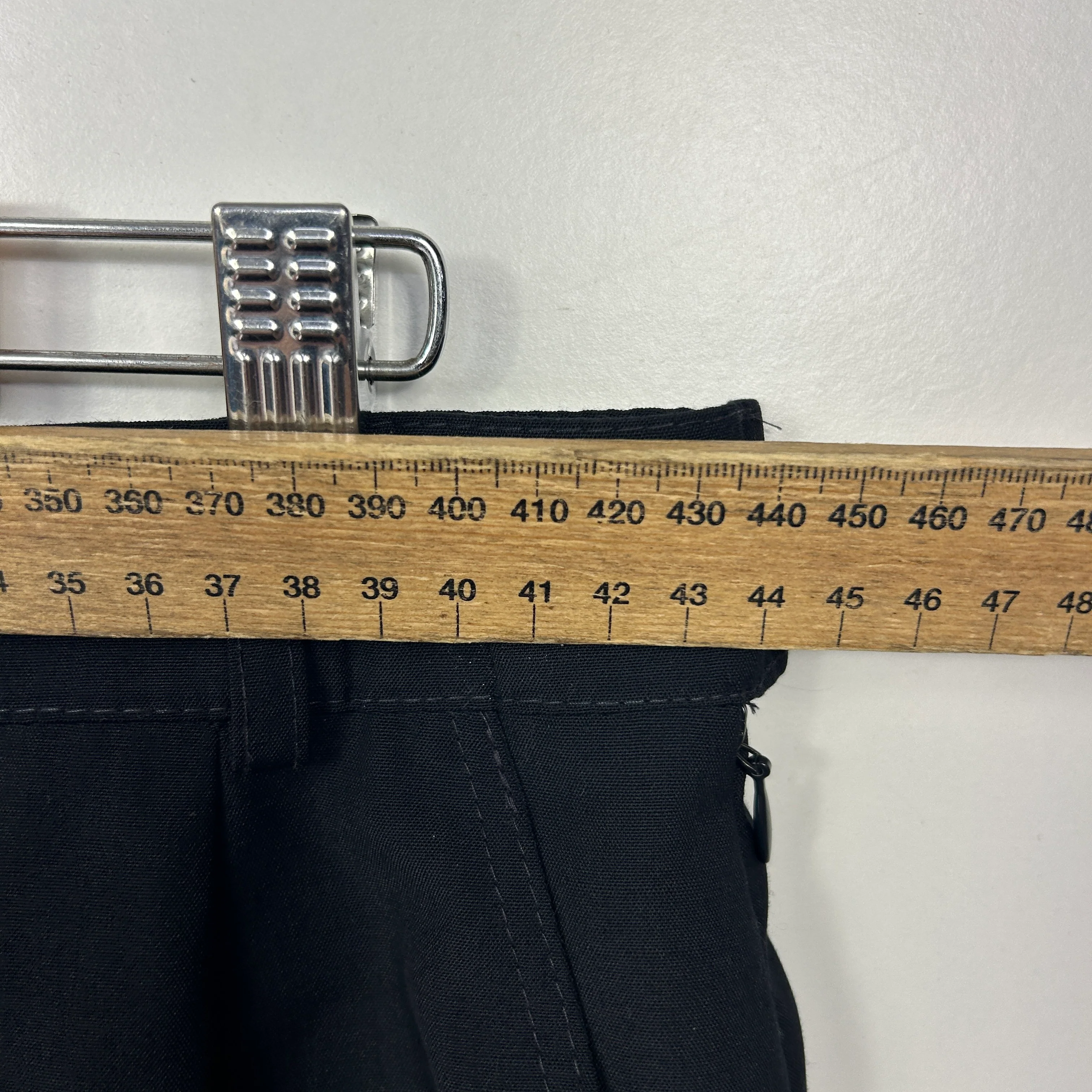 Vintage German Bardehle Black Textured Pencil Skirt - Size XL - Image 8