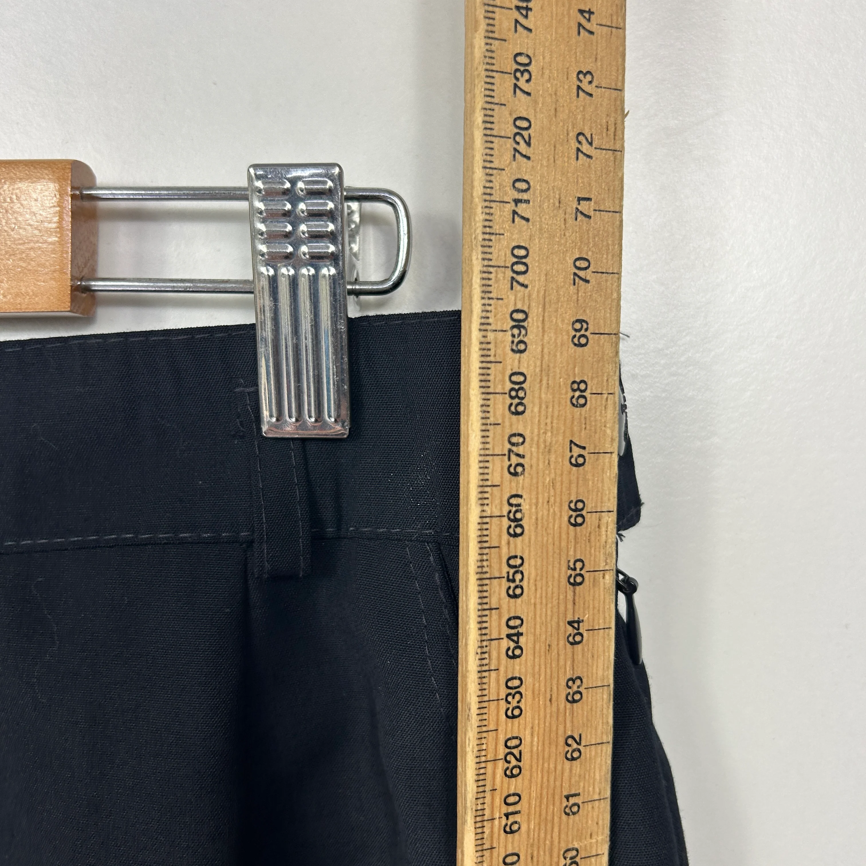 Vintage German Bardehle Black Textured Pencil Skirt - Size XL - Image 9