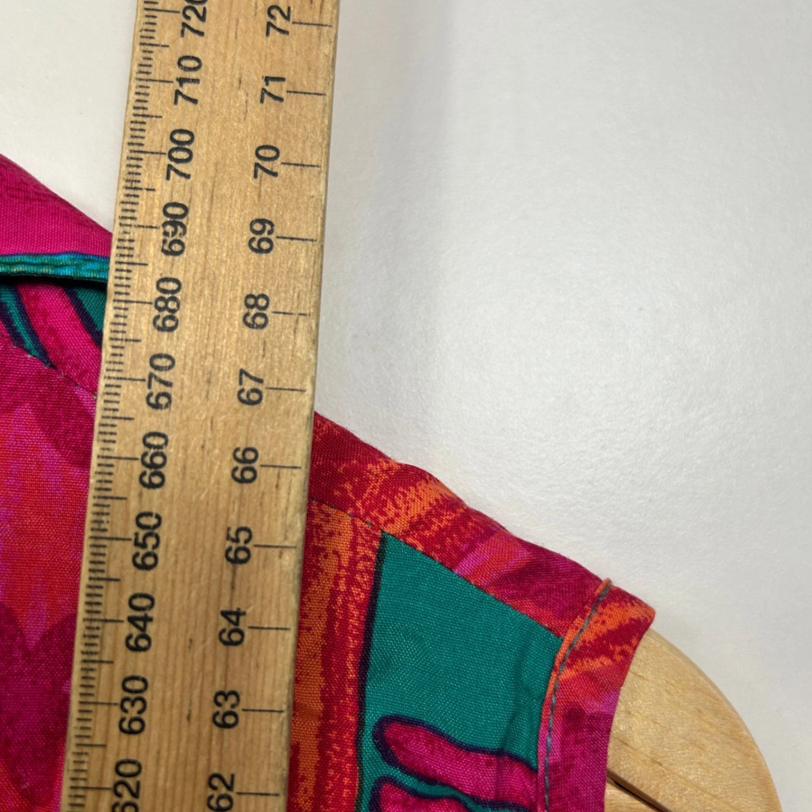 Vintage Katies Sleeveless Top Button Up Multicoloured Size 14 - Image 6