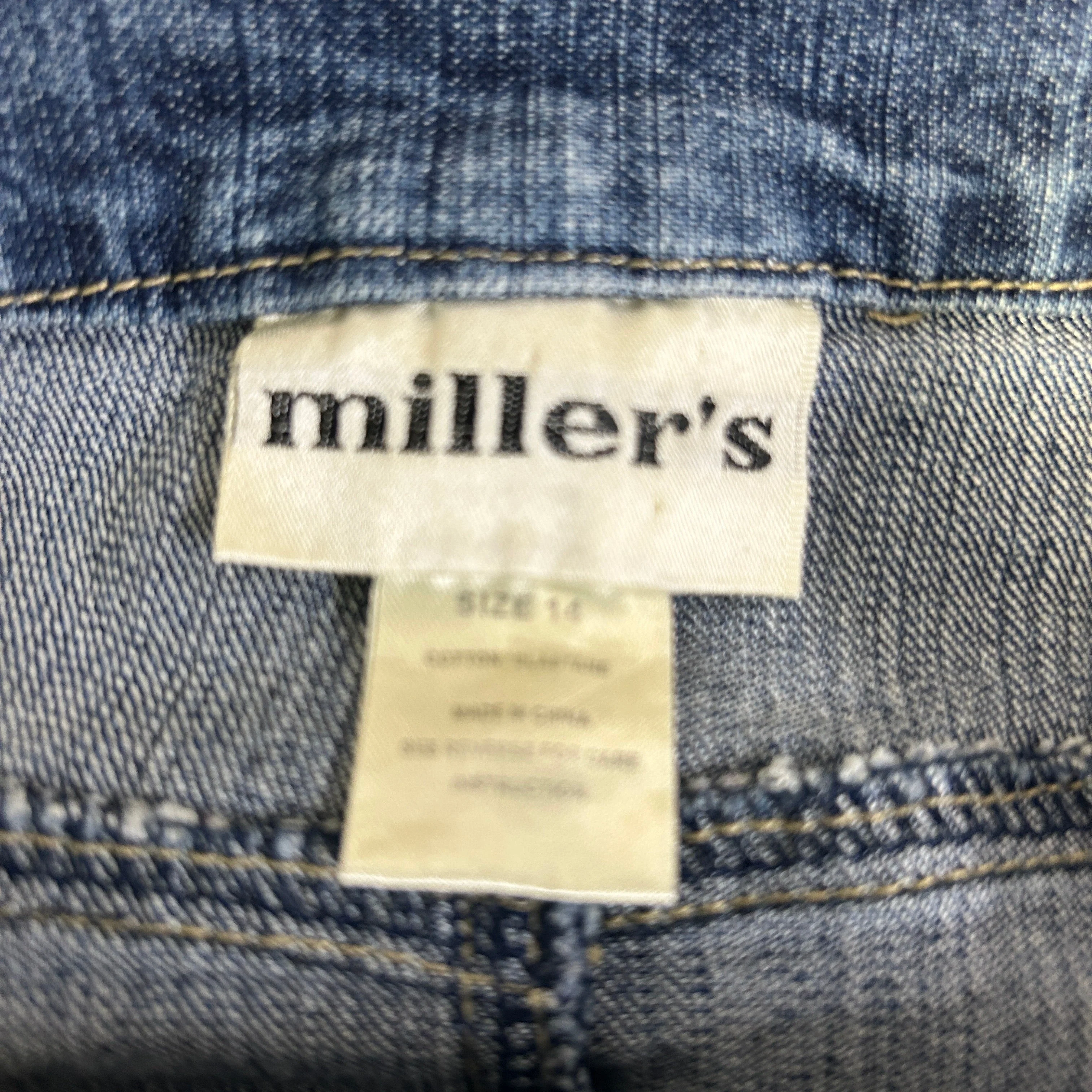 Vintage Millers Blue Denim Maxi Skirt - Size 14 - Image 6
