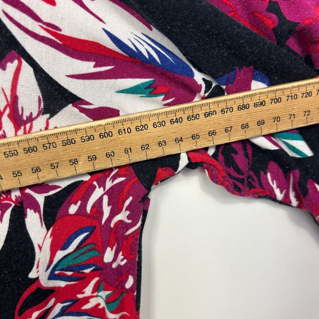 Virtuelle Black Floral Print Maxi Dress - Size 20/L - Image 5