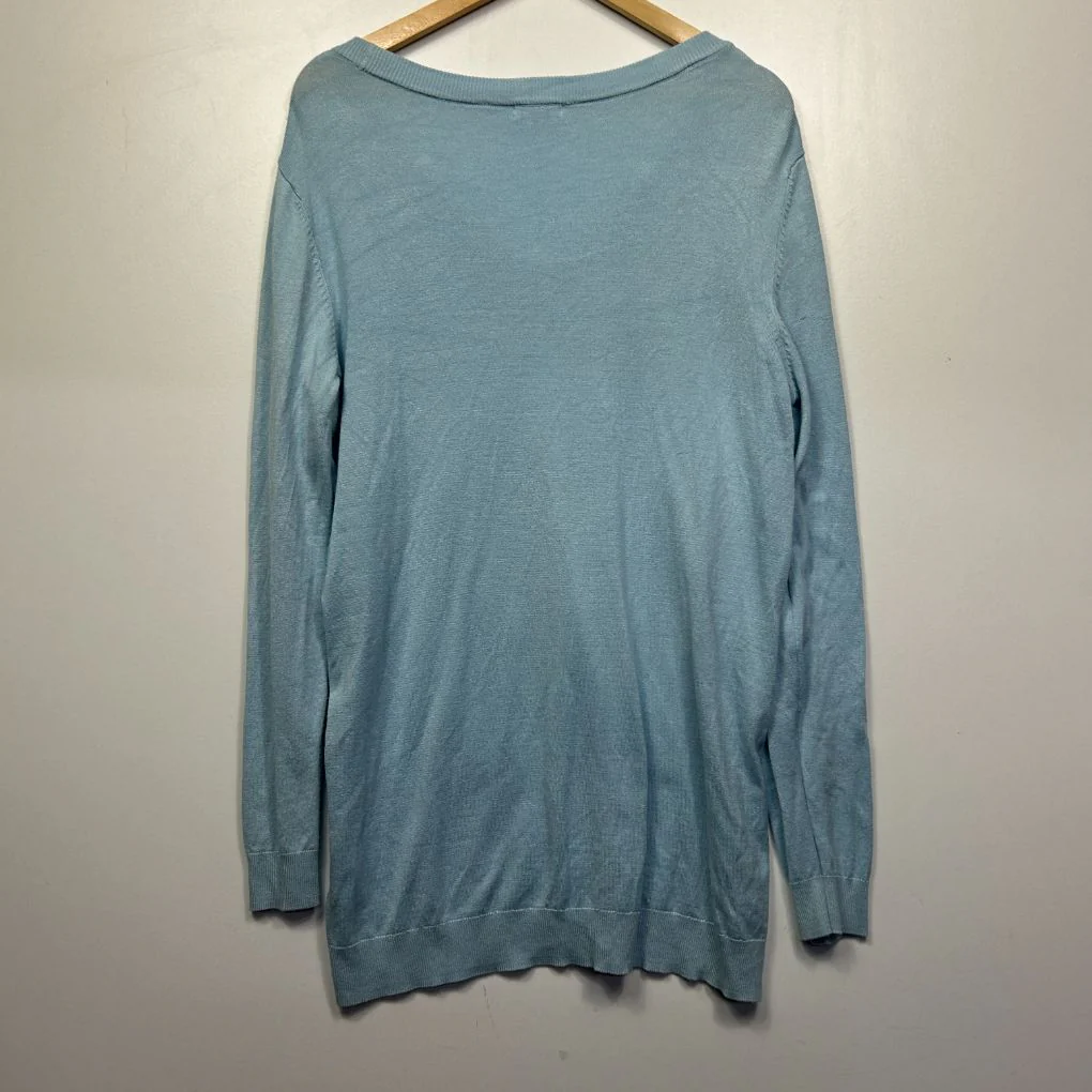 W Lane Blue Star Detail Jumper - Size 14/16? - Image 2