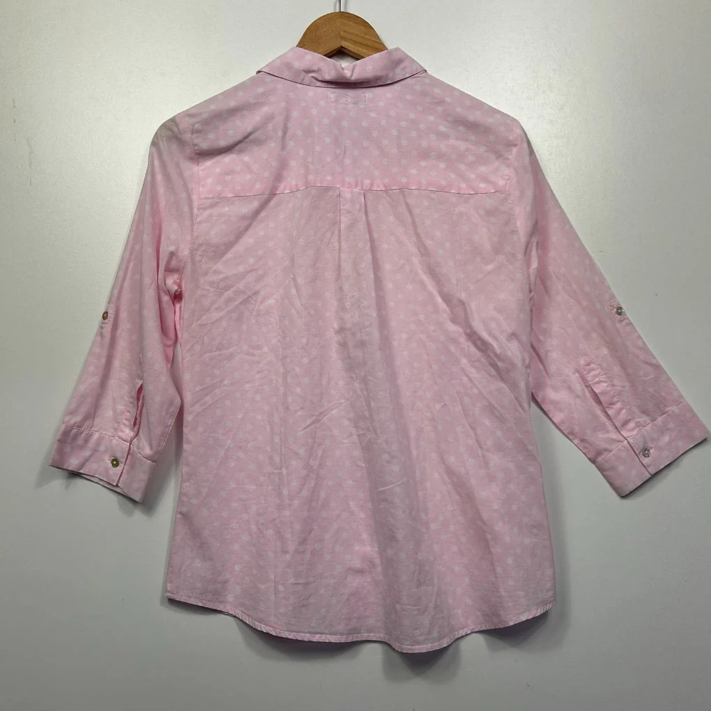 W.Lane Pink Cotton Shirt - Size 16 - Image 2