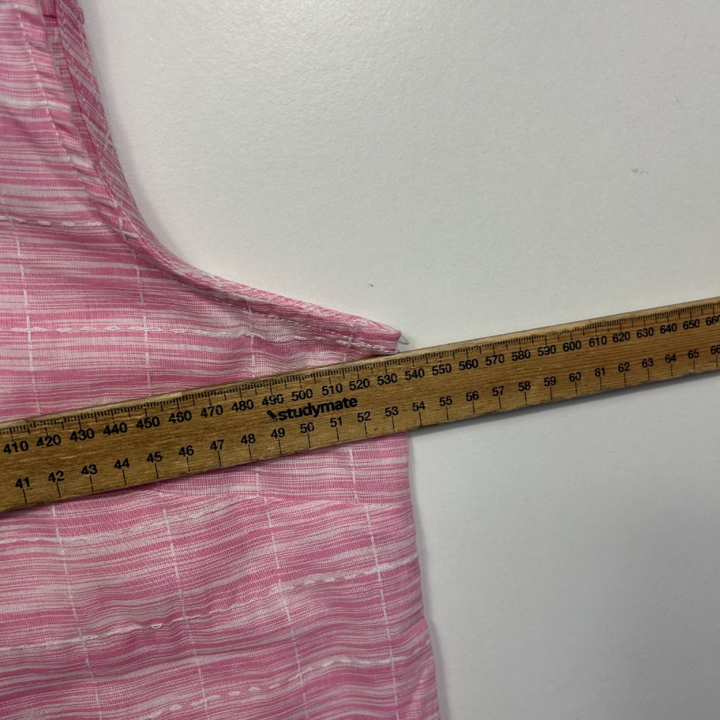W Lane Pink Cotton Top - Size 14 - Image 5