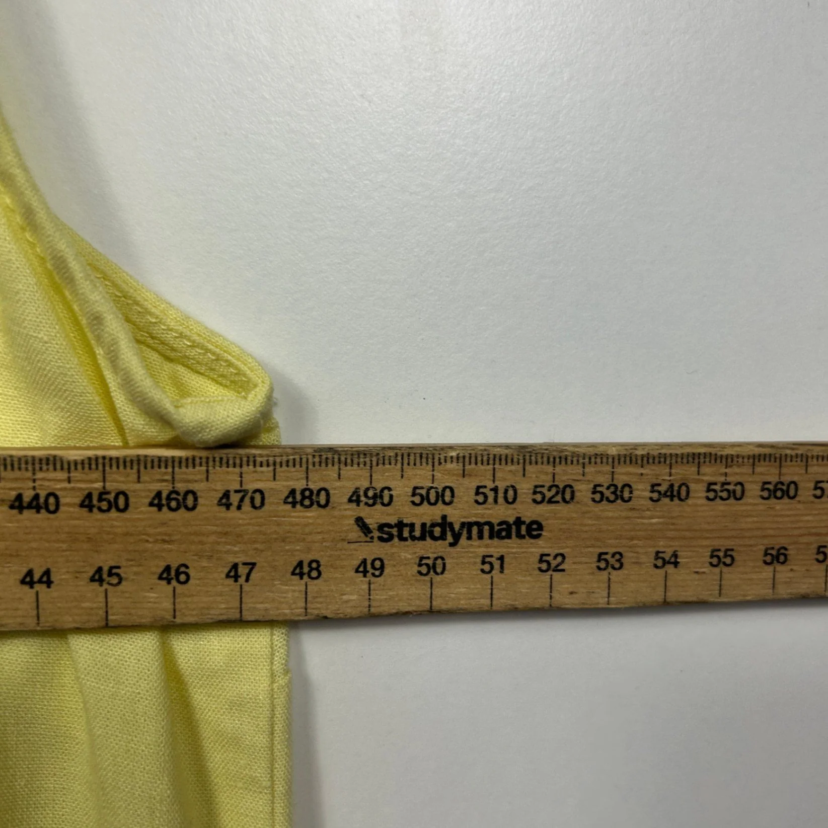 W. Lane Sleeveless Yellow Linen Top Size 16 - Image 6