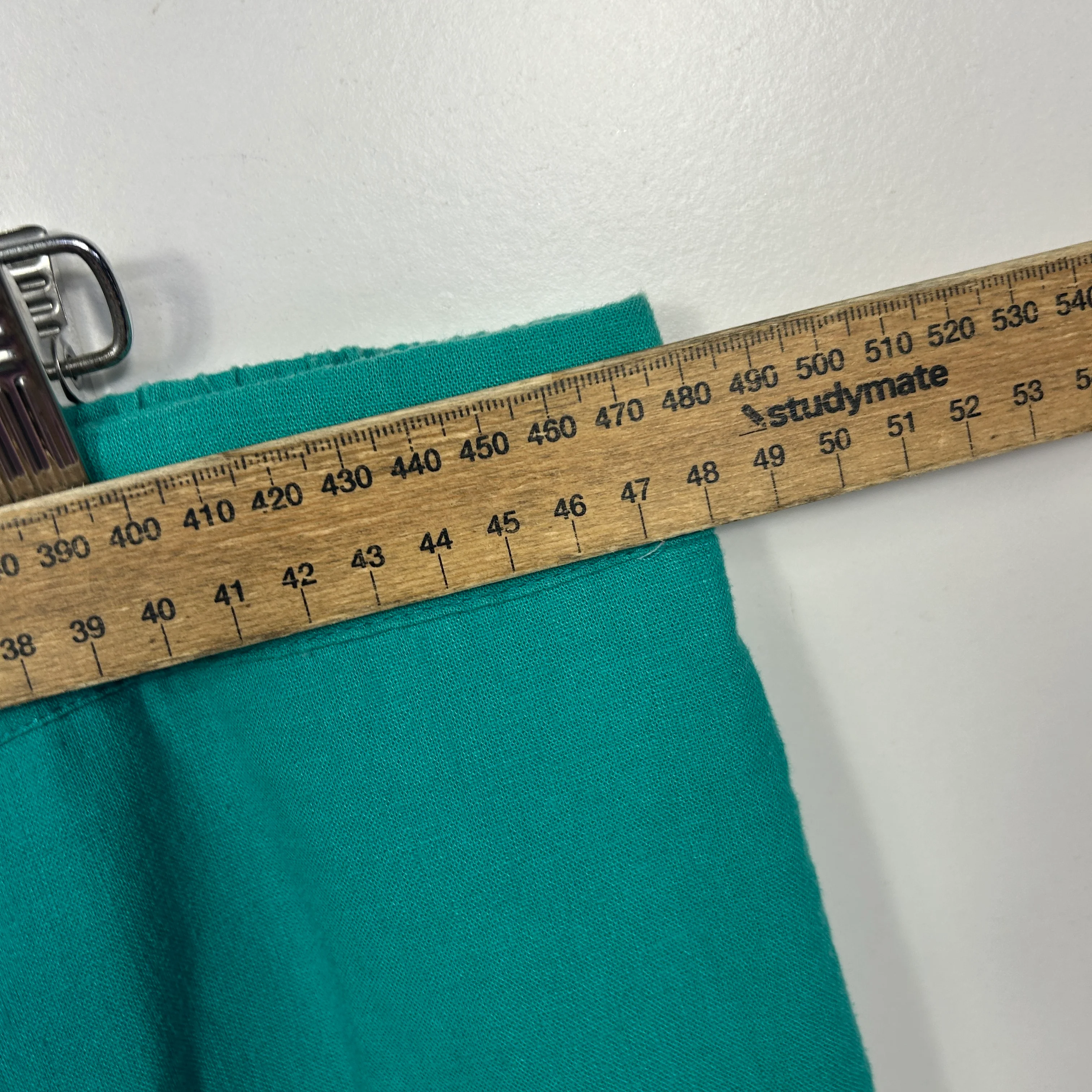 W.Lane Teal Linen Pants - Size 18 - Image 6