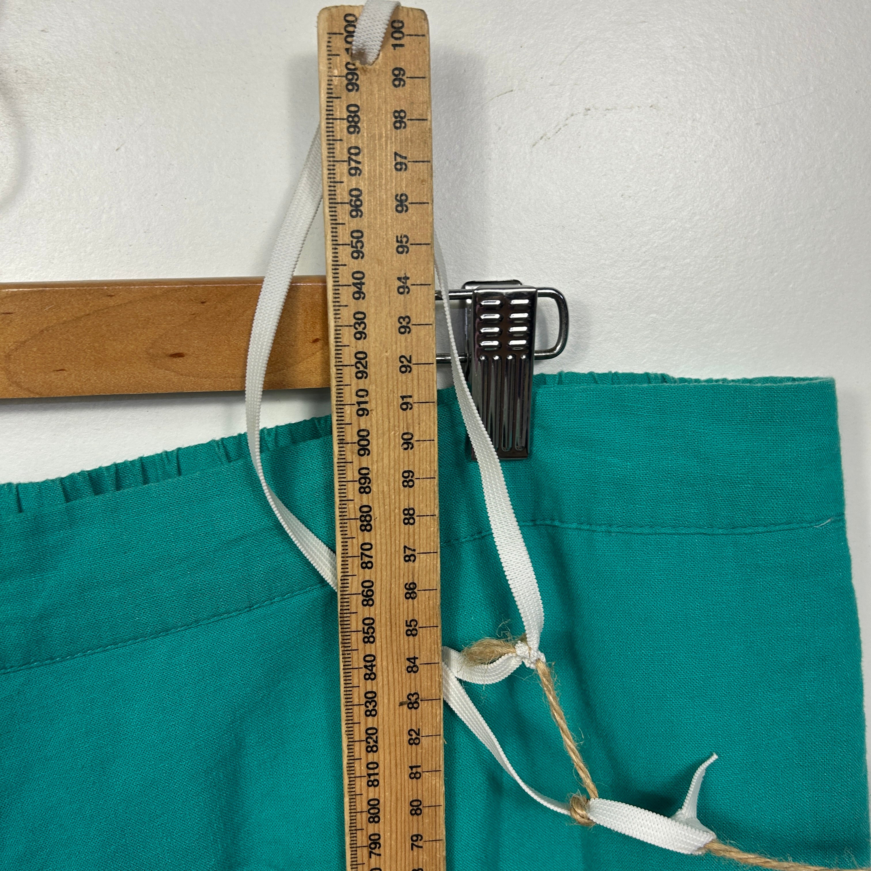 W.Lane Teal Linen Pants - Size 18 - Image 7