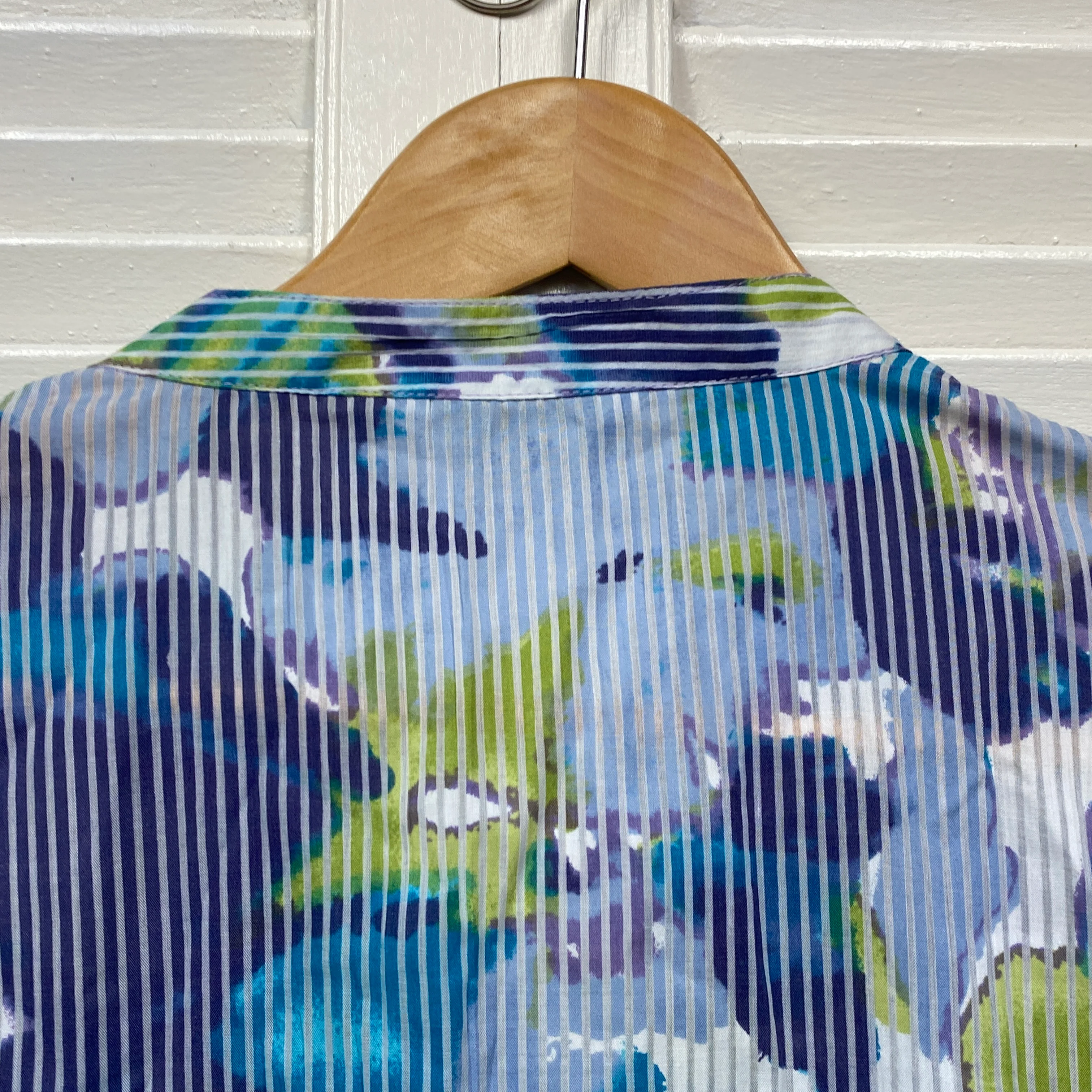 W Lane Top Size 14 Long Sleeve Button Up Multicoloured - Image 6
