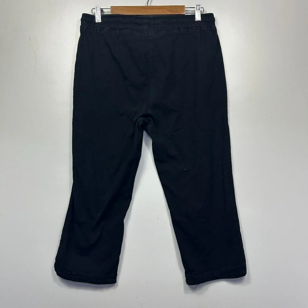 Willow & Tree Black Linen Pants - Size 16 - Image 4