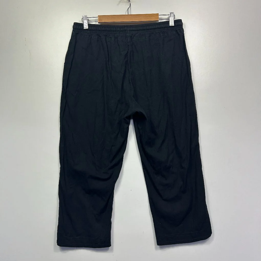Willow & Tree Black Linen Pants - Size 16 - Image 2