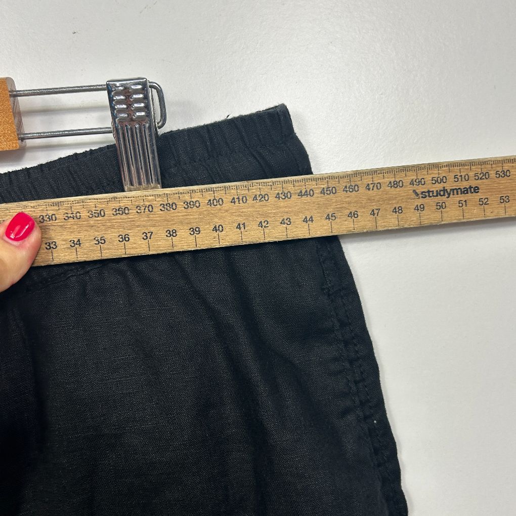 Target Black Linen Pants - Size 14 - Image 7