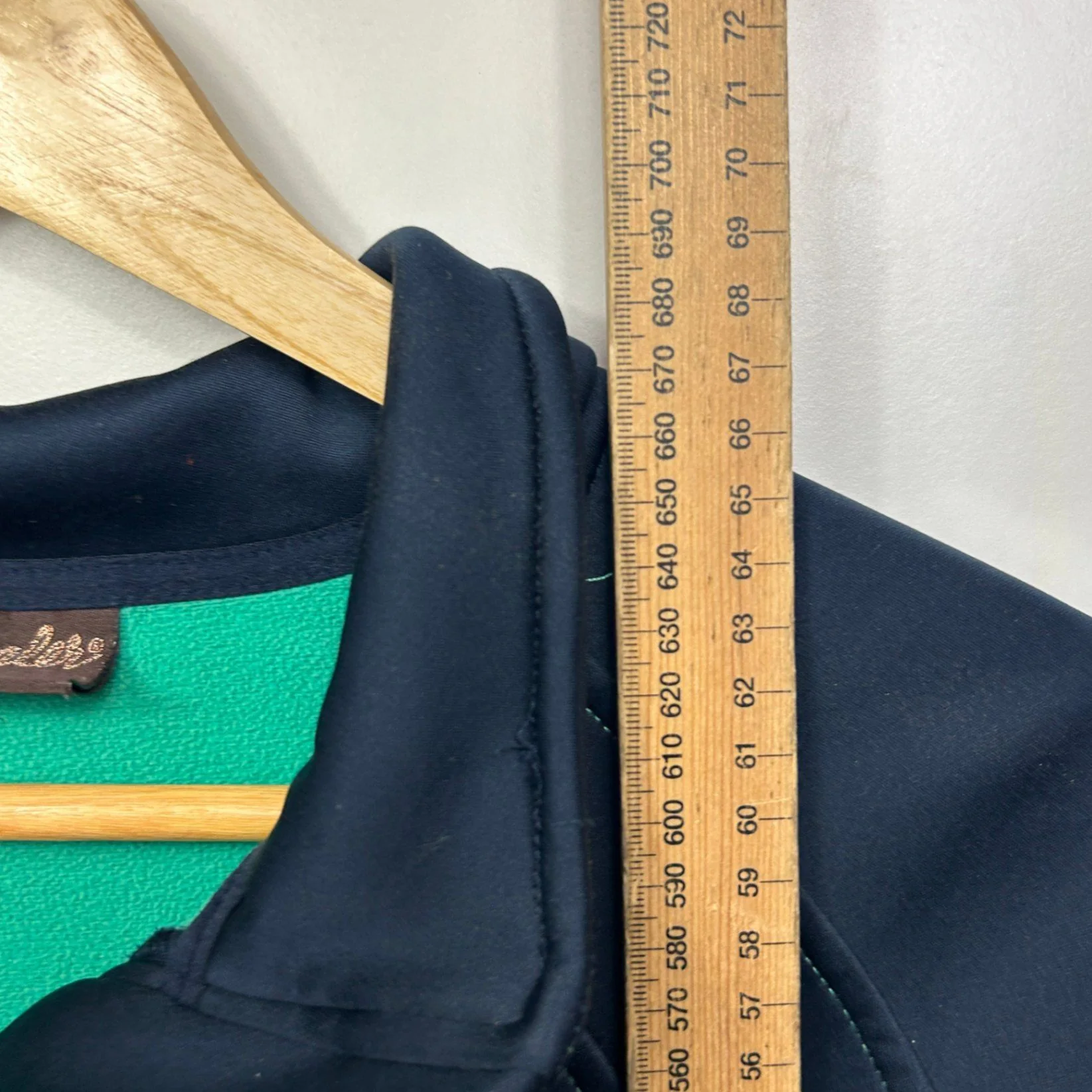 Wrangler Womens Jumper 1/4 Zip Long Sleeve Navy Zipped Pockets - Image 7