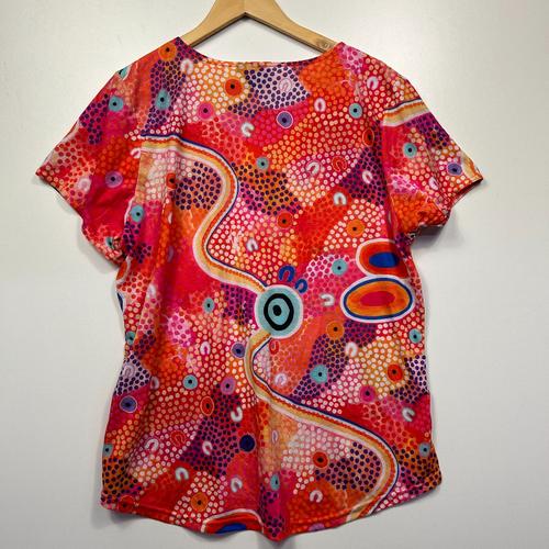Yarn Indigenous Print Top - Size 18/3XL - Image 2