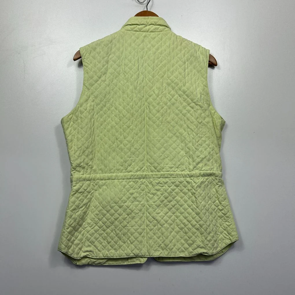 Yarra Trail Lime Green Quilted Vest - Size 14 - Image 5