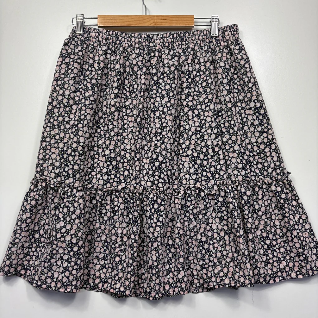 You + All Multicoloured Floral Tiered Skirt - Size 18 - Image 2