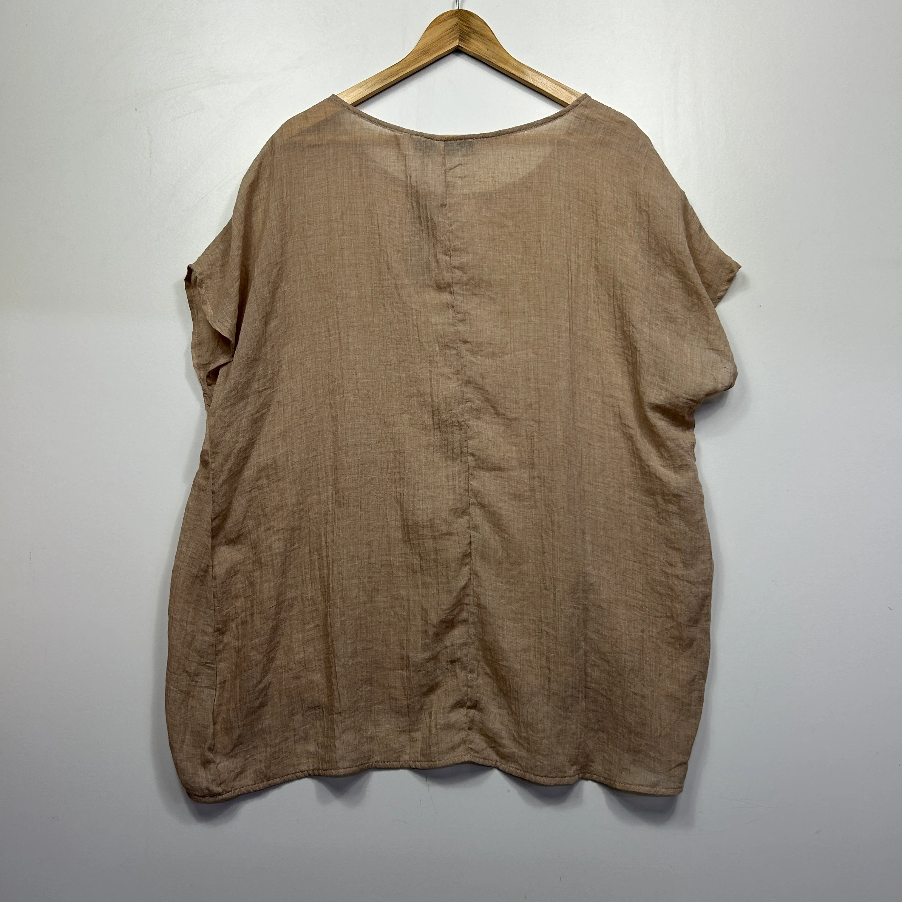 Zanzea Collection Tan Top - Size 5XL - Image 2