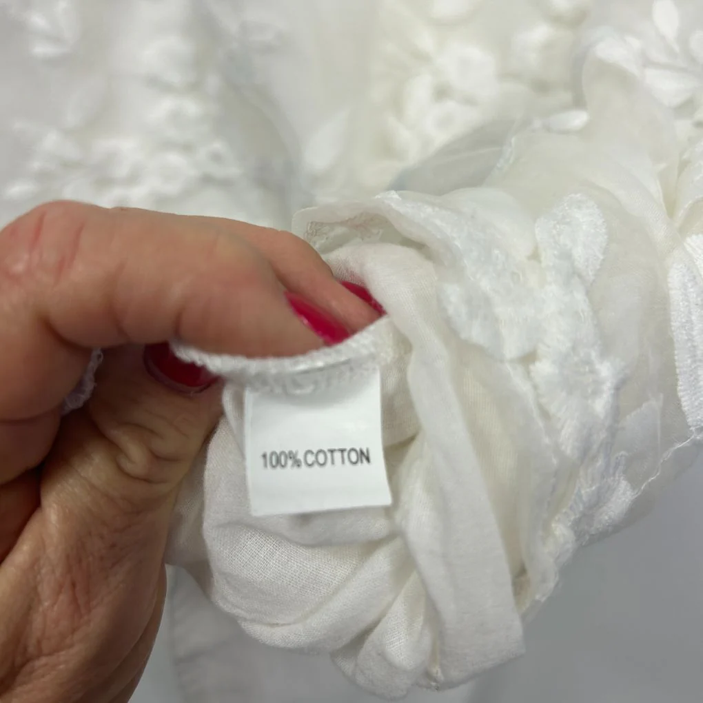 Zanzea Collection White Cotton Top - Size XXXL - Image 2