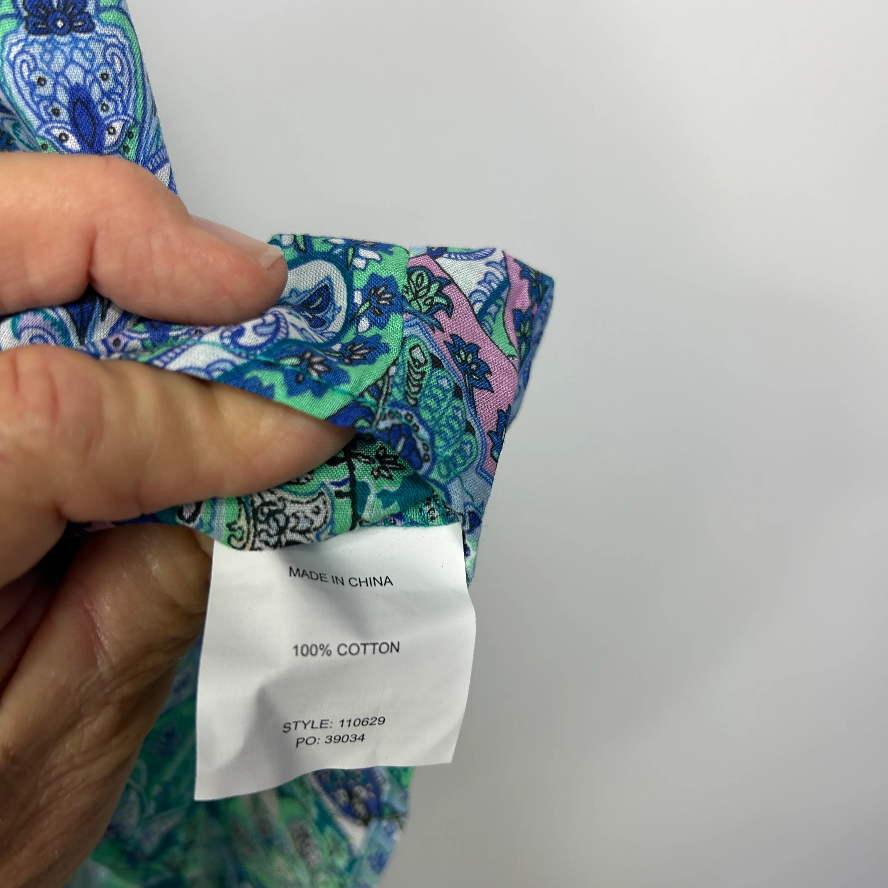 Noni B Multicolour Paisley Shirt - Size 16 - Image 4